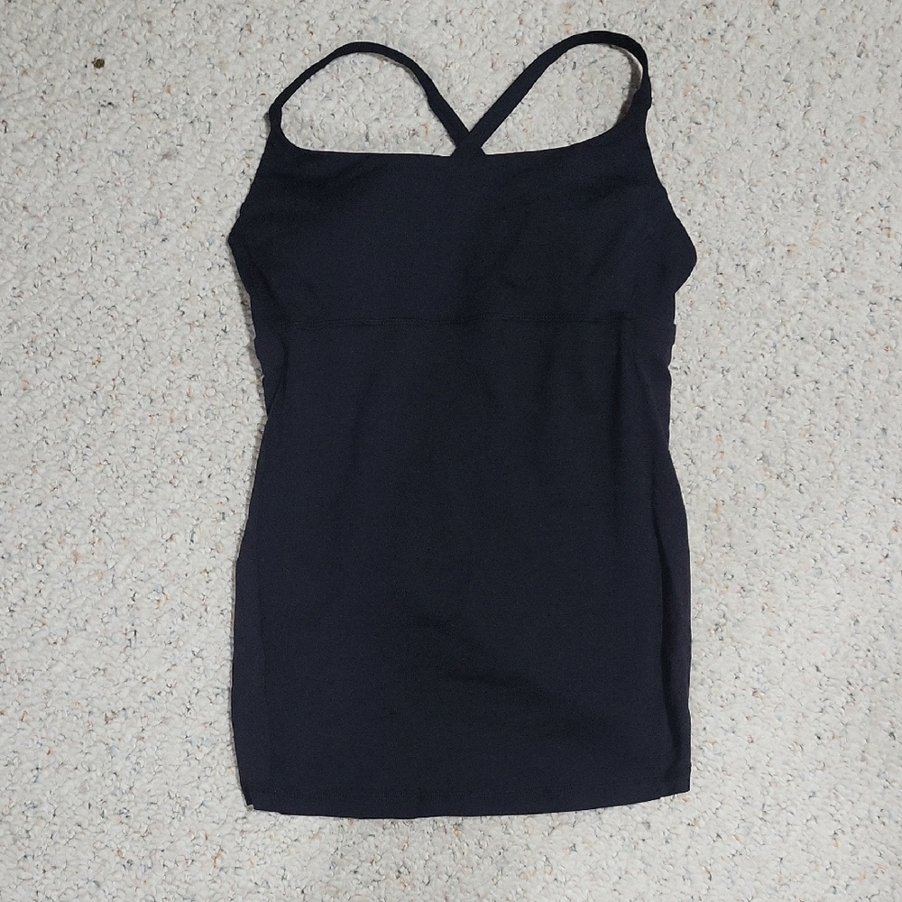 Lululemon Black Strappy Tank Top - Picture 1 of 4